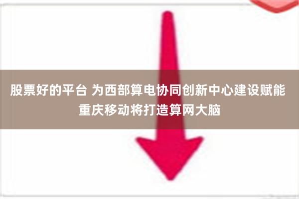 股票好的平台 为西部算电协同创新中心建设赋能 重庆移动将打造算网大脑