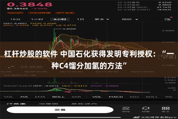 杠杆炒股的软件 中国石化获得发明专利授权：“一种C4馏分加氢的方法”