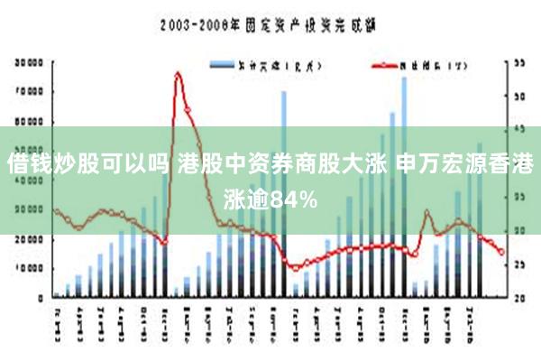 借钱炒股可以吗 港股中资券商股大涨 申万宏源香港涨逾84%