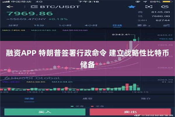 融资APP 特朗普签署行政命令 建立战略性比特币储备